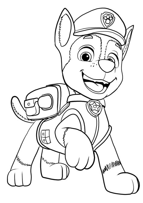 Wir setzen alles daran, einen sicheren und fairen marktplatz für unsere käufer und verkäufer bereitzustellen. Ausmalbilder Chase von Paw Patrol