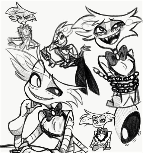 Lee Commissions Opened A Bunch Of Really Old Hazbin Hotel Doodles