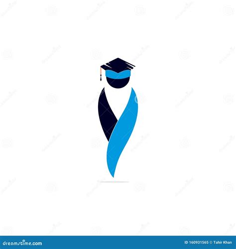 Student Vector Logo Design Education Logo Sign Stock Vector