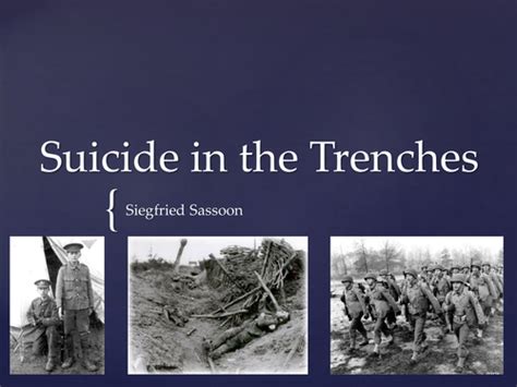 Suicide In The Trenches Teaching Resources