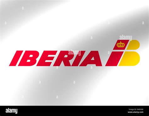 Iberia Airlines Logo Icon Flag Emblem Symbol Sign Stock Photo Alamy