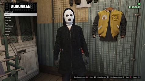 Grand Theft Auto 5 Online Ghost Face Killer From Scream Outfit Look