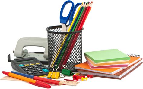 Utiles Escolares Png - Stationery Items Clipart - Large Size Png Image png image