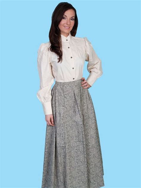 Frontier Clothing 1800s 1870s Womens Victorian Old West Design Full