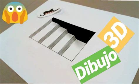 😱como Hacer Un Dibujo 3d A Lápiz Paso A Paso Fácil IlusiÓn Óptica