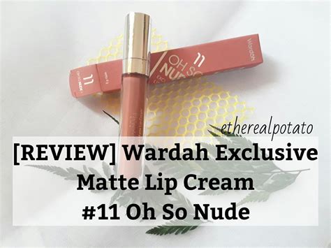 Review Wardah Exclusive Matte Lip Cream Oh So Nude Ethereal