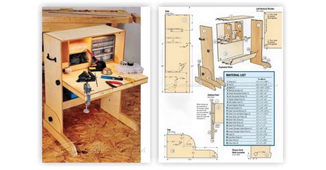Hobby Desk Plans • Woodarchivist