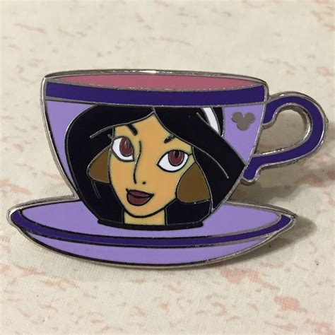 Jasmine From Aladdin Princess Teacup Collection Disney Trading Pin