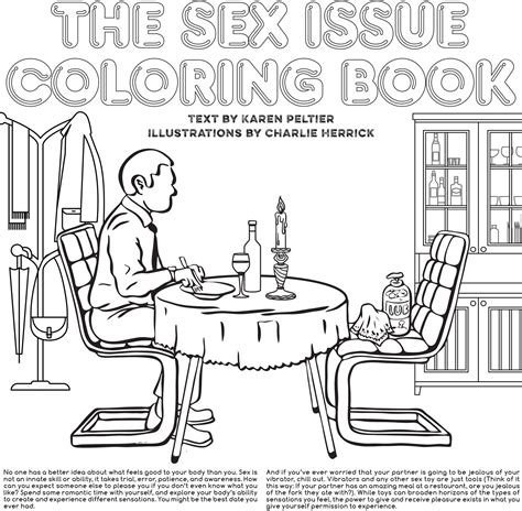Sex Issue Coloring Book Baltimore City Paper