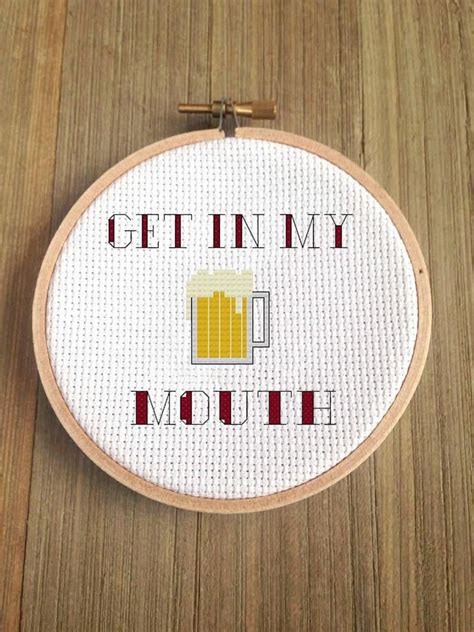 Beer Cross Stitch Pattern For Beer Geeks Etsy In 2021 Cross Stitch