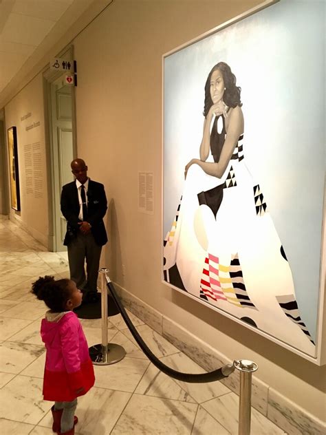 ‘a Moment Of Awe Photo Of Little Girl Captivated By Michelle Obama