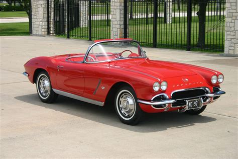 1962 Red Corvette Convertible Chevrolet Corvette Chevrolet Corvette