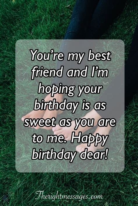 Friendship with you means a lot to me. Short And Long Birthday Wishes & Messages For Best Friend ...