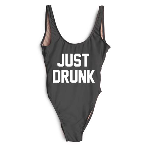 Buy Just Drunk Swimwear Women One Piece Swimsuit Sexy Bodysuit Mayo Bathing