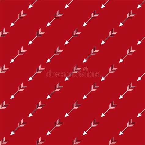Christmas Nordic Pattern With Arrows Stock Vector Illustration Of
