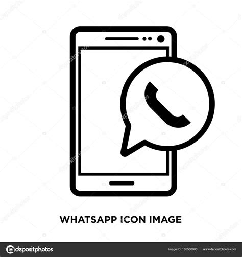Whatsapp Icon Image Stock Vector Image By ©provectorstock 185580000
