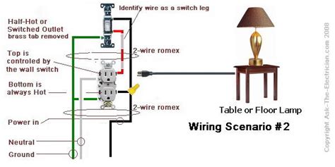 How To Wire A Switched Outlet With Wiring Diagrams