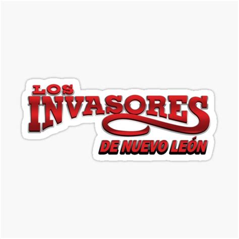 Los Invasores De Nuevo Leon Mexican Band Sticker For Sale By