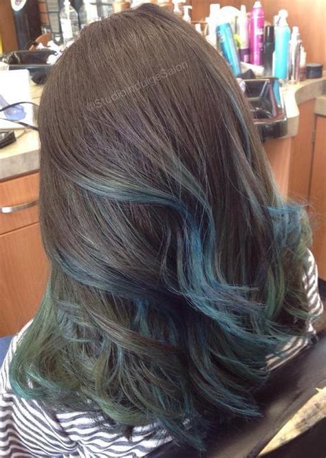 Gimme The Blues Bold Blue Highlight Hairstyles