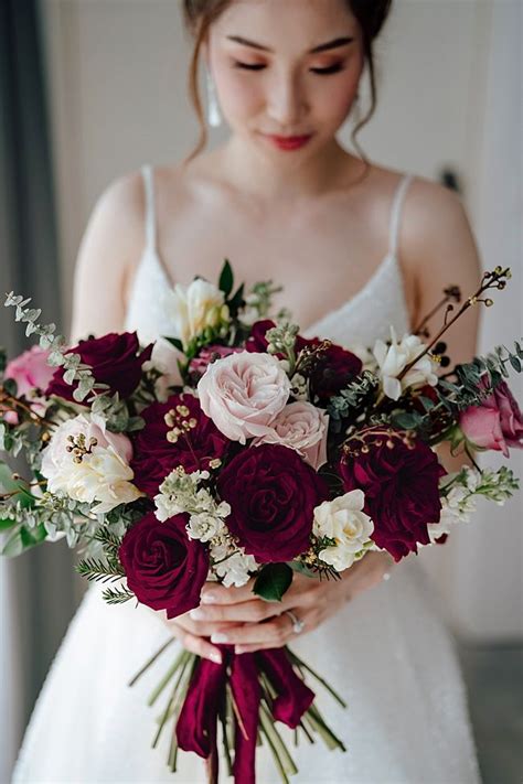 This Timeless Burgundy Wedding Has All The Spring Inspiration You Need