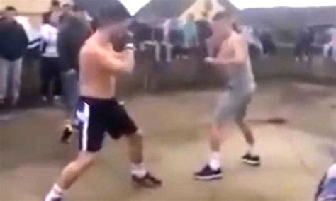 Disturbing Video Shows Brutal Bare Knuckle Fight Daily Mail Online