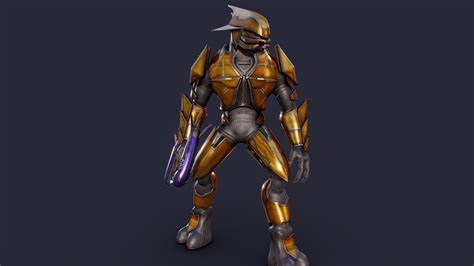 Halo Elite Zealot 3d Model By Joe Louis Dikkiedik D959734