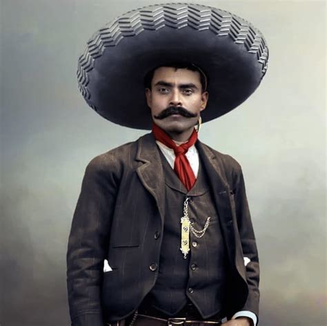 Mexican Revolutionary Leader Emiliano Zapata Mexico City 1914