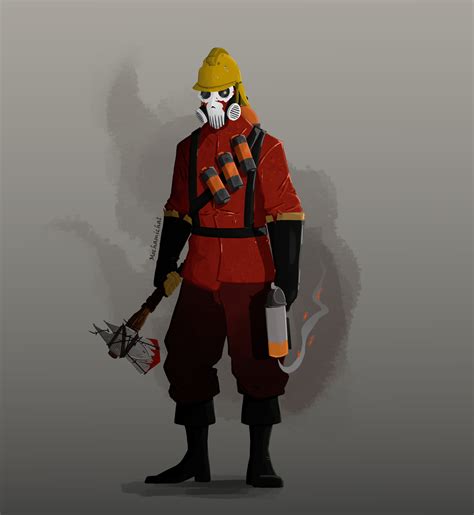 Artstation Pyro From Team Fortress 2