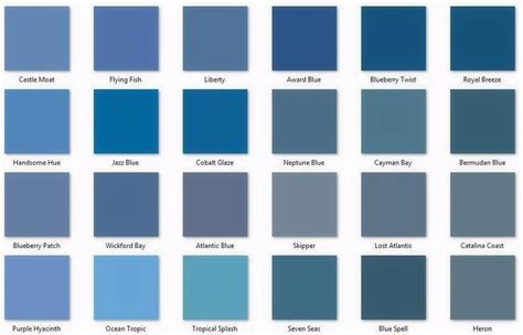 Comparison Of Some Behr Blues Behr Paint Colors Grey Behr Colors Blue