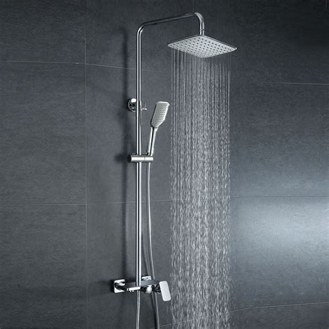 Bathroom Shower Faucet Set Bathroom Wall Mounted 8 Rain Shower