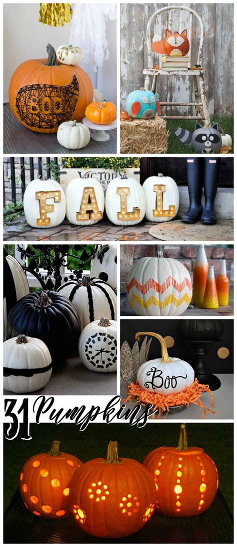 The bats are orange and the pumpkin was. 31 Fabulous Pumpkin Decorating Ideas - Fox Hollow Cottage