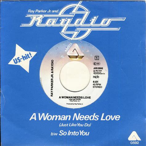 Ray Parker Jr And Raydio A Woman Needs Love So Into You 1981
