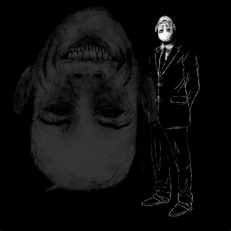 The Man With The Upside Down Face Drawing Artist Nickeldoodle R Creepypasta