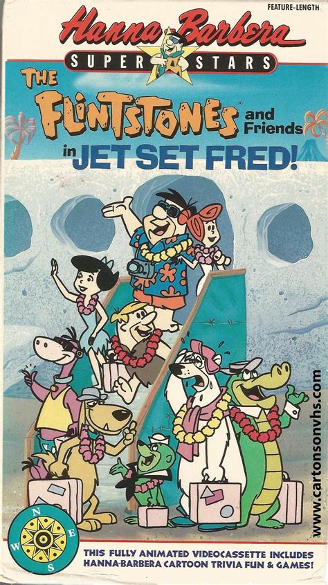 The Flintstones And Friends In Jet Set Fred 1990 Hanna Barbera Hanna Barbera Cartoons