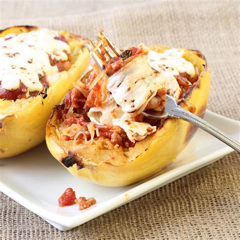 Look for one with a stem, that is firm once you scrape it out into strands, the spaghetti squash is cooked and finished. Twice Baked Spaghetti Squash - American Heritage Cooking