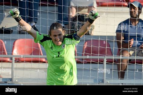 Goalkeeper Nadine Angerer Of Germany Reacts After The Uefa Womens Euro 2013 Quarter Final