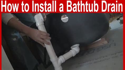 From causing damage to your home to merely being a the answer to the question of how does a bathtub overflow drain work? ultimately requires knowing a bit of information about how the drain is put. How to Install a Bathtub Drain - YouTube