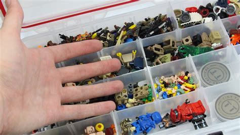 ultimate custom lego minifigure collection sorting youtube