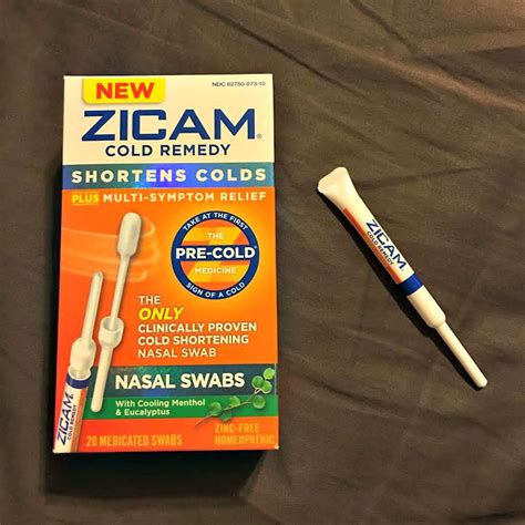 Zicam Cold Remedy Nasal Swabs Divine Lifestyle