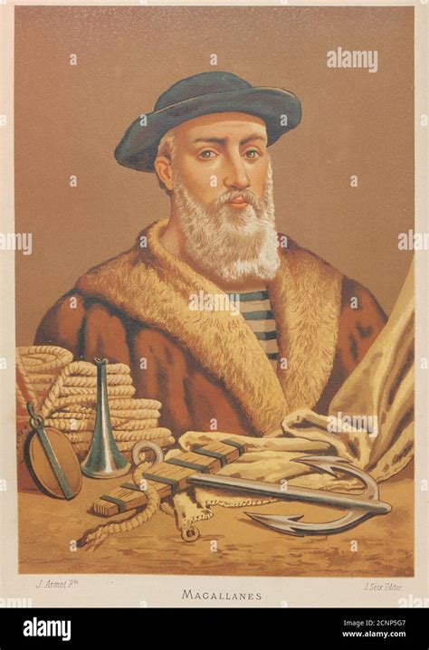 Portrait Of Ferdinand Magellan 1470 1521 1879 Private Collection
