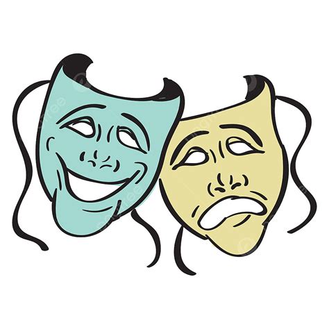 Theater Masks Clipart Transparent Png Hd Theater Masks Illustration