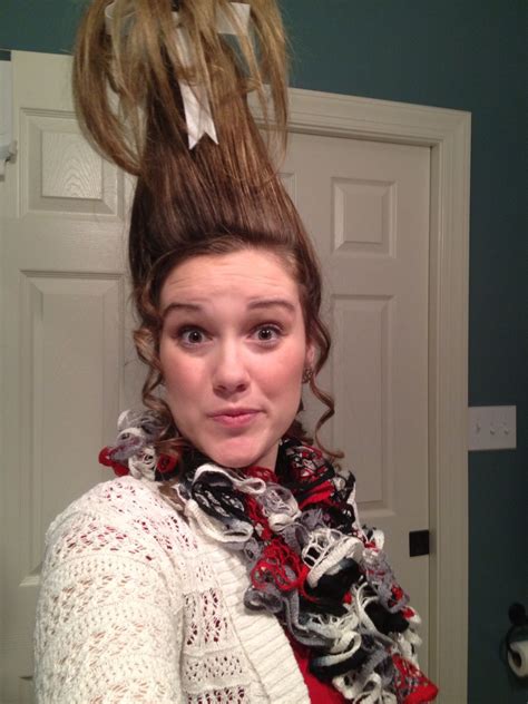 First Grade Teacher Lady Whoville Hair Christmas Hairstyles