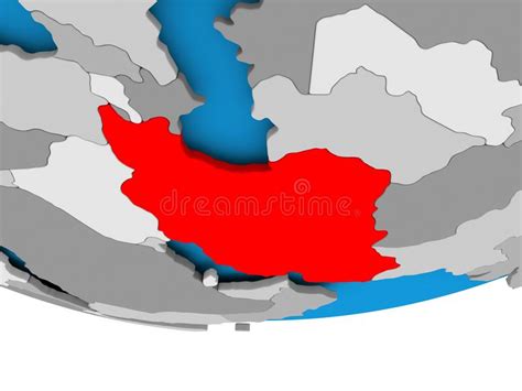 Iran Model Political Globe Stock Illustrations 45 Iran Model