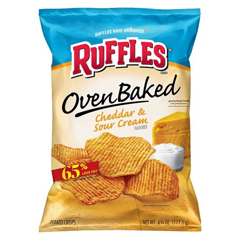 Ruffles Baked Potato Chips Cheddar And Sour Cream Walgreens