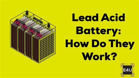 Lead Acid Battery How Do They Work Working Animation Electrical4u