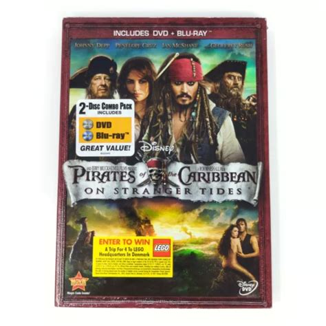 pirates of the caribbean on stranger tides 2 disc combo pack dvd blu ray new 16 99 picclick