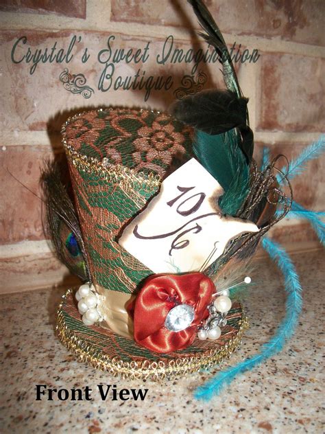 I was curious enough to google 'diy mad hatter hat' and so grateful i found exactly what i was looking for. Mad Hatter Replica Mini Top Hat. $34.99, via Etsy. | Mad ...