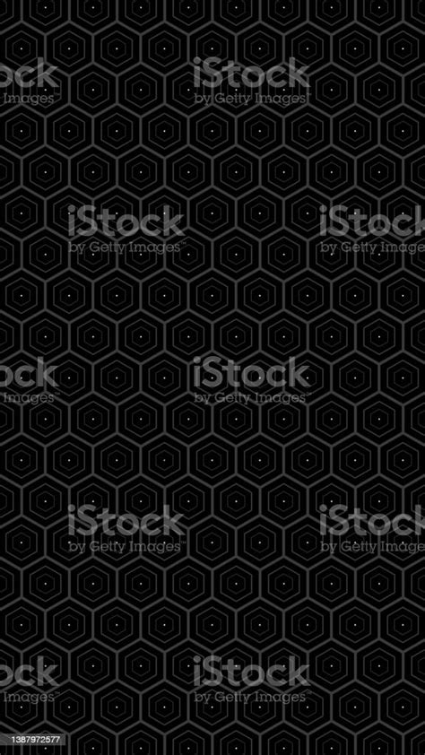 Dark Hexagon Stories Background Hexagon Pattern Stock Illustration