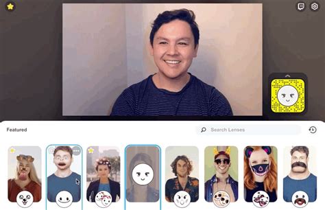 Snapchat Lance Des Objectifs Sur Le PC Utiliser Les Filtres D Application Avec Snap Camera