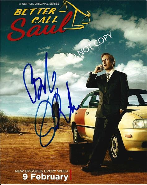 Bob Odenkirk Signed Better Call Saul 8 X10 20x25 Cm Autographed Hand